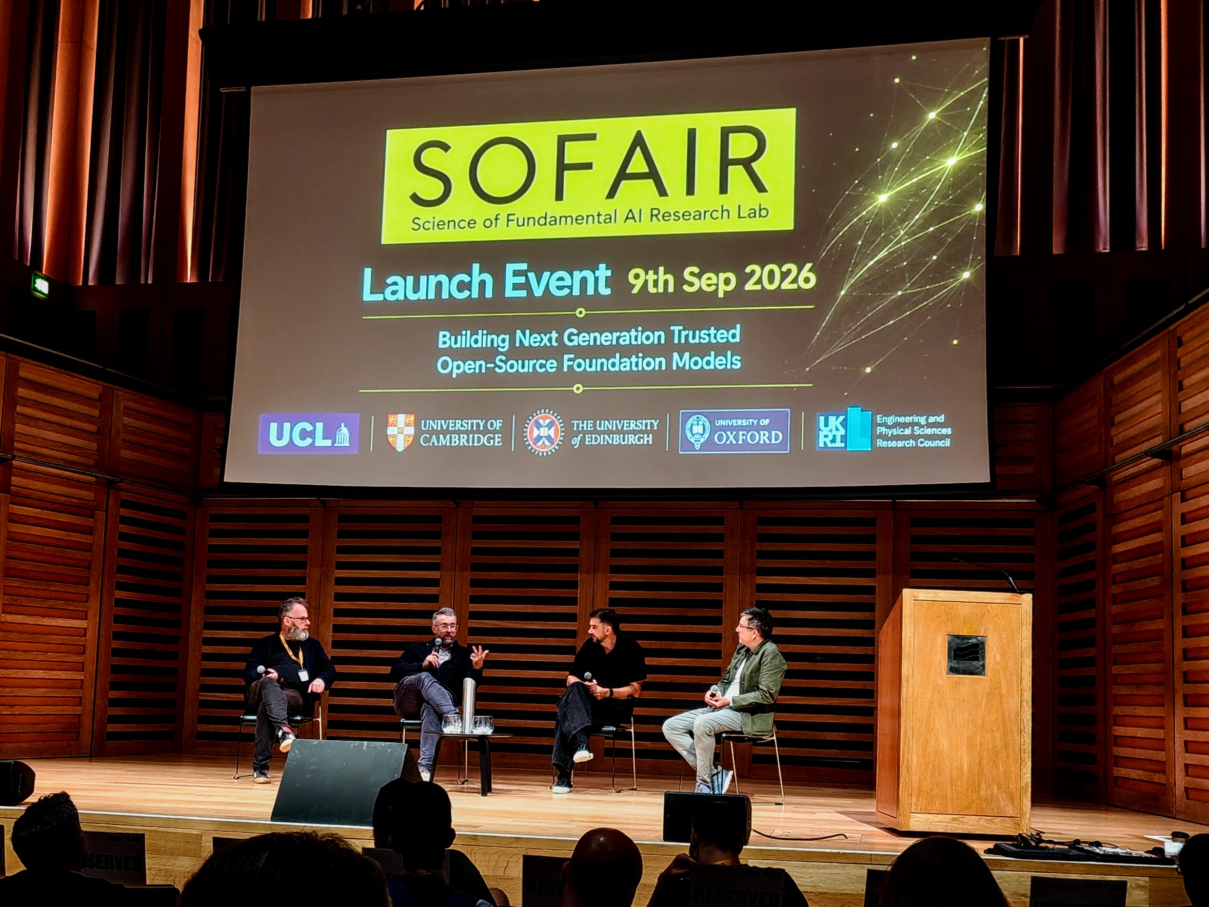 SOFAIR Launch event at Kings Place, London on Sep 9th, 2026